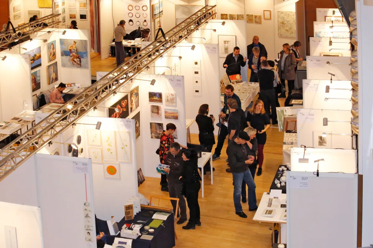 HAL ART 2018: Der Rundgang im Großen Saal ©Thomas Ziegler
